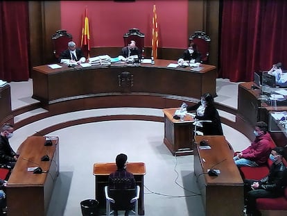 Imagen de una de las sesiones del juicio a la 'manada de Sabadell'