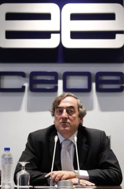 Juan Rosell, presidente de la CEOE