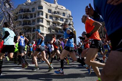 Corredores de la marat&oacute;n de Barcelona en la edici&oacute;n del pasado a&ntilde;o. 