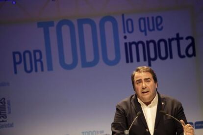 Carlos Negreira, alcalde de A Coruña (PP), presenta su candidatura el pasado 23 de abril.