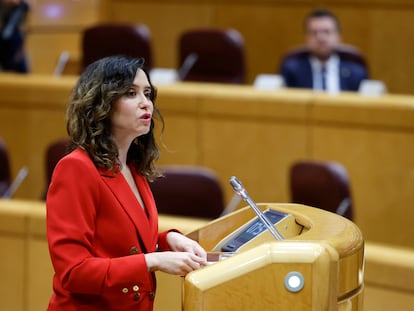 La presidenta de la Comunidad de Madrid, Isabel Díaz Ayuso.