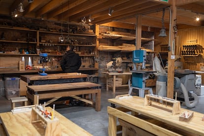 One of the rooms of the Museo Taller, on August 21.