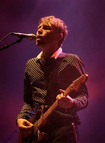 Alex Kapranos, de Franz Ferdinand, el sábado en Benicàssim.