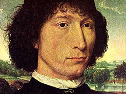 <i>Retrato de hombre con una moneda romana</i>, de Hans Memling (1435-1494).