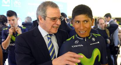 Alierta y Quintana, durante la presentación.