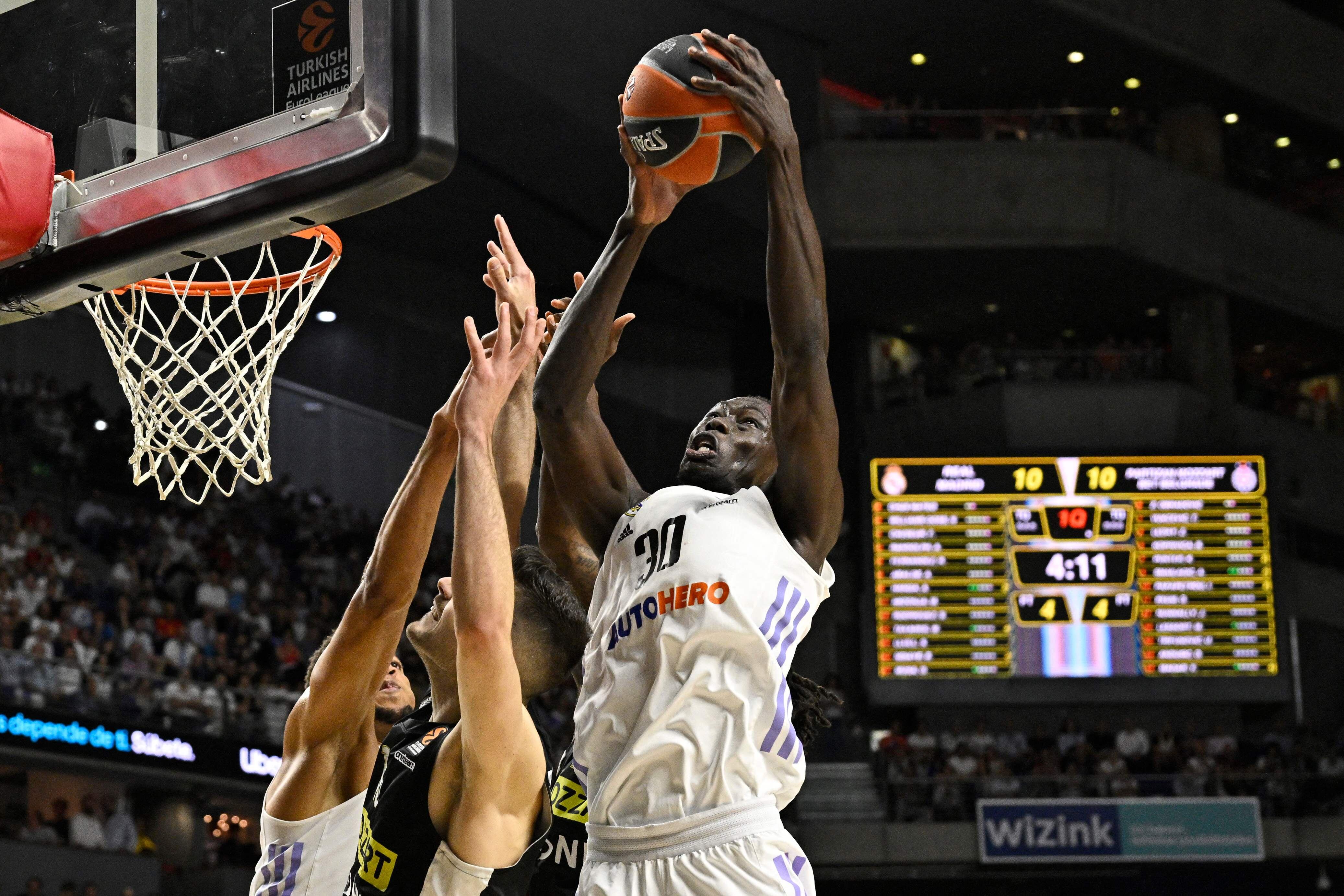 Eli Ndiaye, durante el partido.