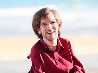 El actor Telmo Irureta durante la presentación de 'La consagracion de la primavera' en el Festival de San Sebastián, en el Kursaal de la capital guipuzcoana, el 21 de septiembre de 2022.