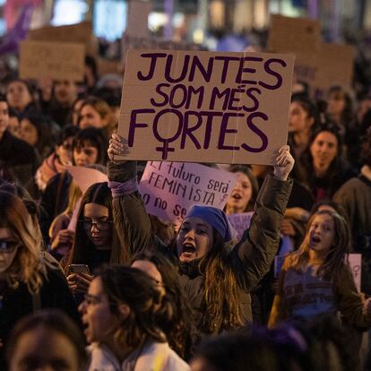 DVD 1203 08/03/24 Barcelona. Manifestación del 8M, día internacional de la mujer. [ALBERT GARCIA] EL PAIS