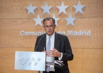 El Consejero de Educación, Enrique Ossorio.