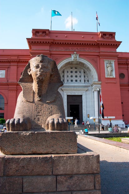 Exterior del Museo Egipcio, en El Cairo.