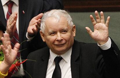Jaroslaw Kaczynski, líder del partido Ley y Justicia. 