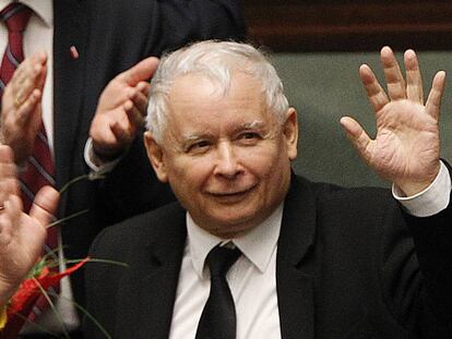 Jaroslaw Kaczynski, líder del partido Ley y Justicia. 