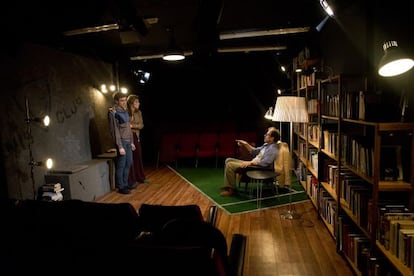 Un moment de la posada en escena de 'Mata el teu alumne'.