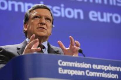 El presidente de la Comisión Europea (CE), José Manuel Durao Barroso, durante una rueda de prensa esta semana.