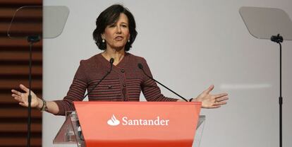 La presidenta del Banco Santander, Ana Botín. EFE/Archivo