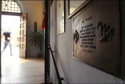 Interior de la cripta del dictador en el cementerio de Predappio.