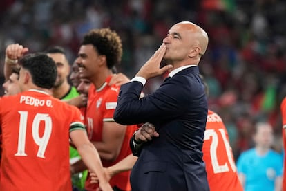 Roberto Martínez, tras vencer a España.