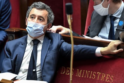 Gérald Darmanin en la Asamblea Nacional de París el viernes pasado.