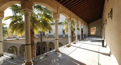 Primera planta del palacio de los Marqueses de la Algaba en Sevilla, donde se ubica la colección de arte mudéjar.