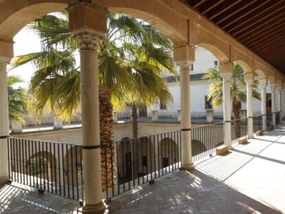 Primera planta del palacio de los Marqueses de la Algaba en Sevilla, donde se ubica la colecci&oacute;n de arte mud&eacute;jar. 