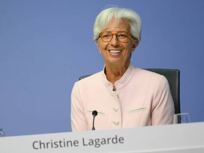 La presidenta del BCE, Christine Lagarde