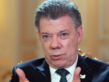 El presidente de Colombia, Juan Manuel Santos.