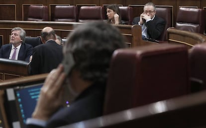 Imagen del pleno del Congreso de los Diputados del pasado 9 de marzo. 