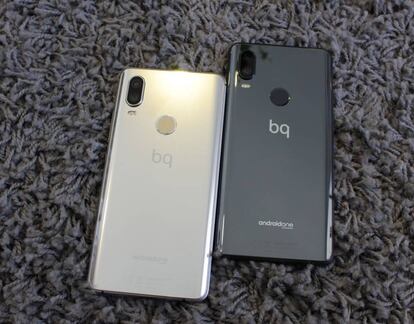 El bonito diseño trasero del Bq Aquaris X2 y Bq Aquaris X2 Pro