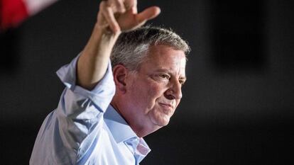 Bill de Blasio, en un acto de campaña.