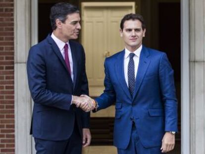 El líder de Ciudadanos ofrece al presidente en funciones negociar cuatro pactos de Estado