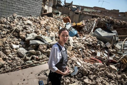 Angelina Jolie, en Mosul.