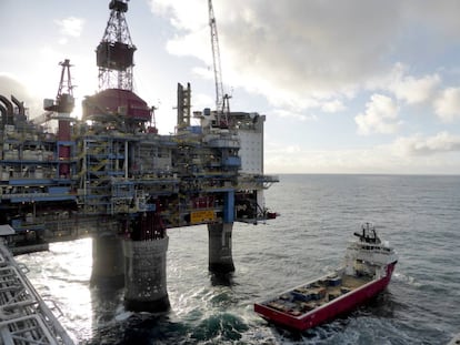 Plataforma de la compa&ntilde;&iacute;a petrolera noruega Statoil cerca de Stavanger, en el norte del pa&iacute;s.