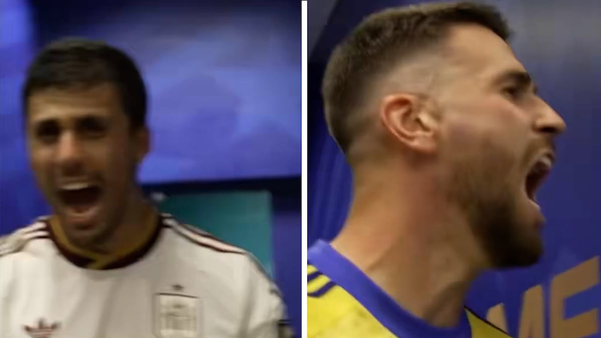 Bailes, gritos y cantos: así fue la celebración de la selección en el vestuario