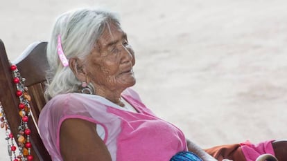 Rosa Grilo, en su casa de Colonia Aborígen