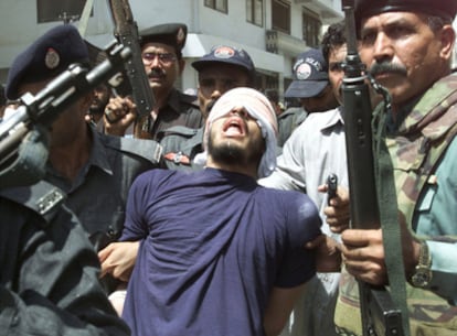 El momento de la detención de Ramzi Binalshibh en Pakistán, en 2002.