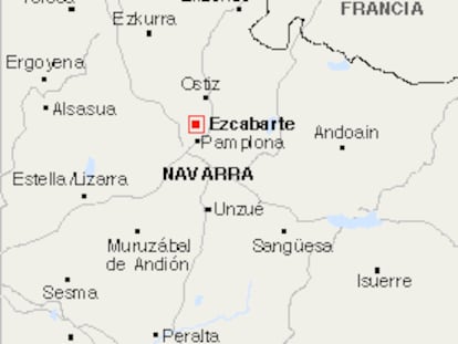 Acotada con cortafuegos el área afectada por el incendio de Navarra