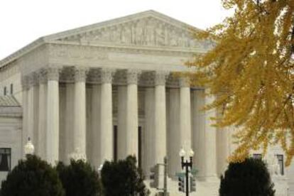 Vista exterior del Tribunal Supremo en Washington DC, Estados Unidos. EFE/Archivo