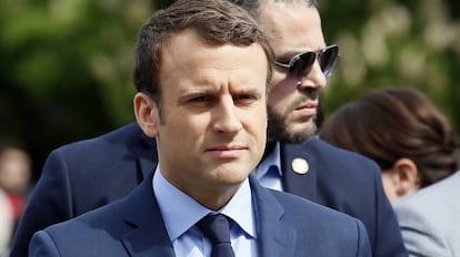Emmanuel Macron, candidato a la presidencia de Francia.