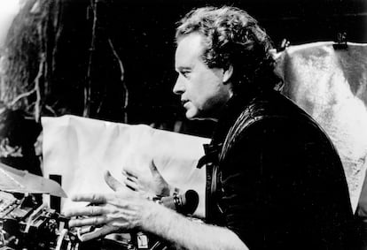 Ridley Scott en el rodaje de 'Legend' (1985).