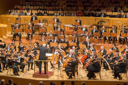 Vista general del concierto de la National Symphony, el 17 de febrero de 2024, en Zaragoza.
