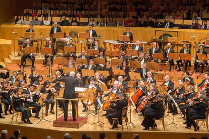 Vista general del concierto de la National Symphony, el 17 de febrero de 2024, en Zaragoza.
