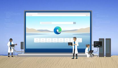 Microsoft Edge, navegador web.