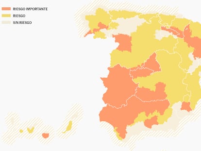 La ola de calor pulveriza el record histórico de España en junio con 46 grados en El Granado (Huelva)