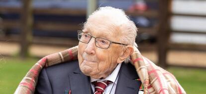 Tom Moore, veterano de la II Guerra Mundial, cumple 100 años.