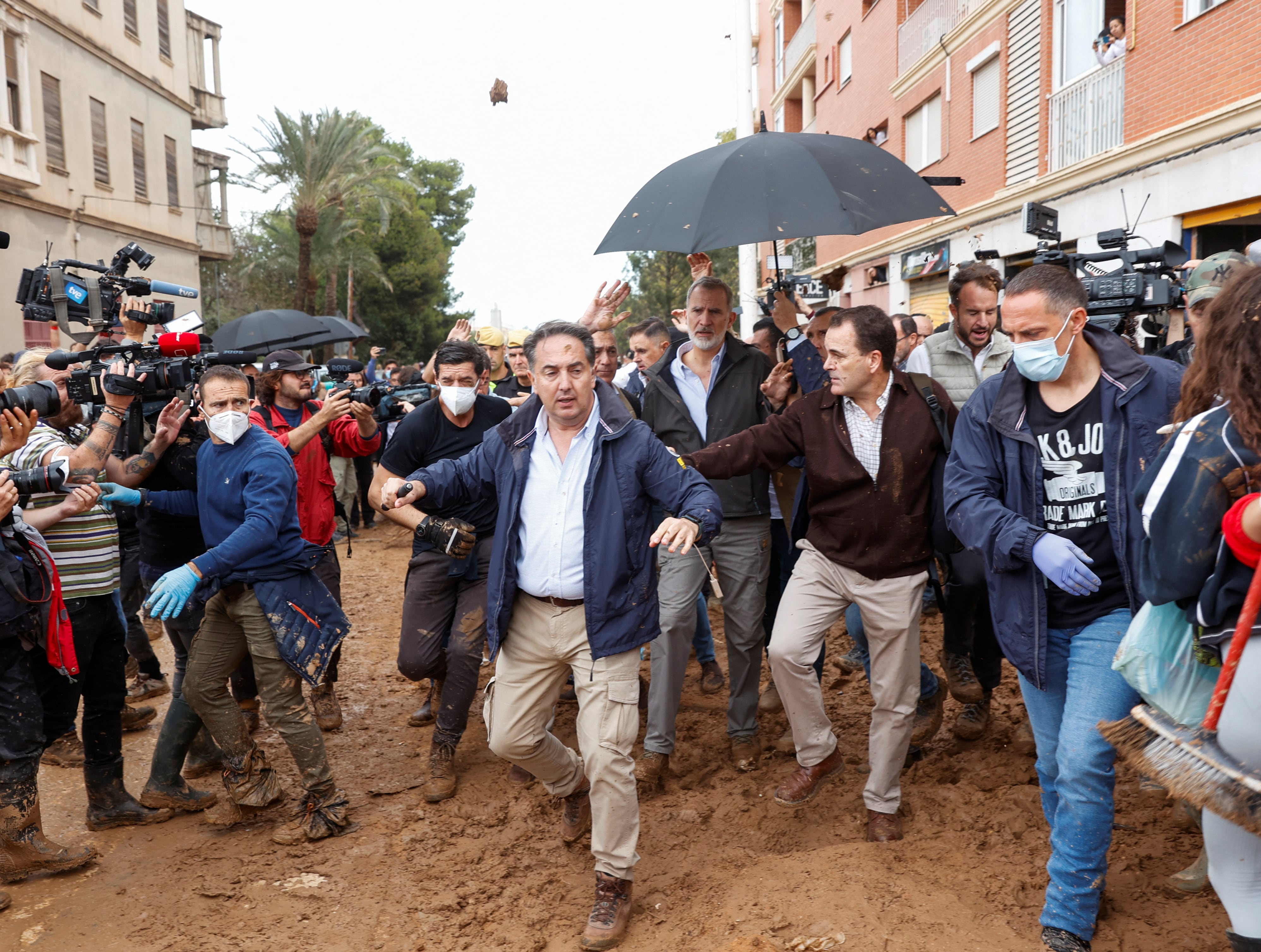 El Rey quiso visitar la ‘zona cero’ de la dana pese al riesgo de protestas 