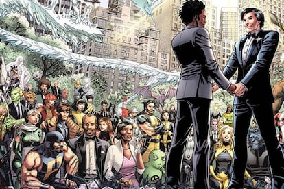 La boda homosexual de Northstar, en X-Men