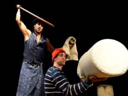 Un momento de Moby Dick, de la compañía Teatro Gorakada.