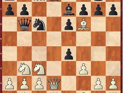 Posición tras 12 ..dxe4?