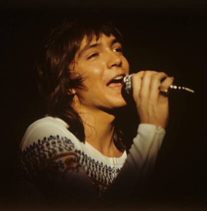 David Cassidy, em 1975, em Amsterdã, Holanda. Gijsbert Hanekroot