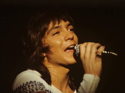 David Cassidy, em 1975, em Amsterdã, Holanda. Gijsbert Hanekroot